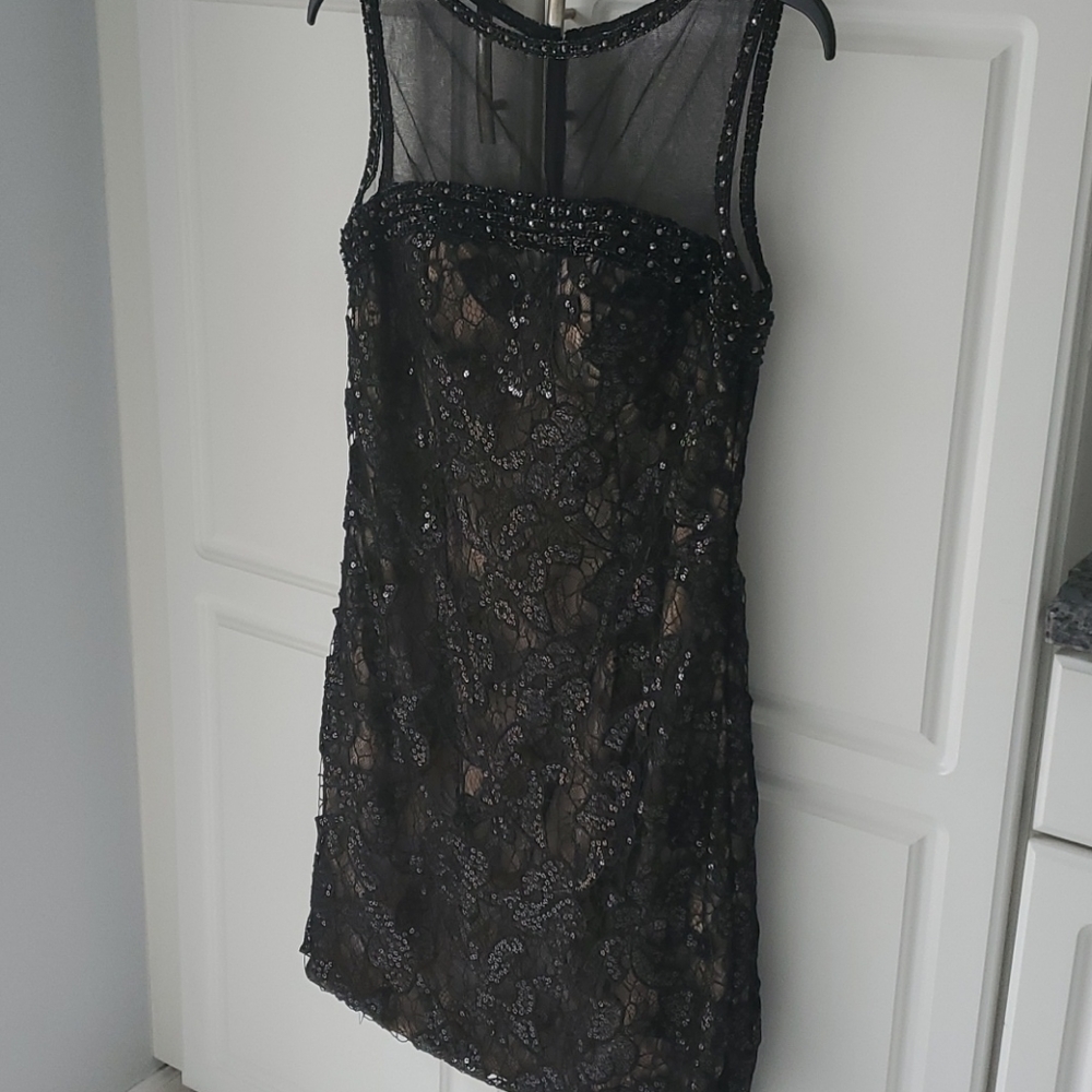 Black cocktail dress